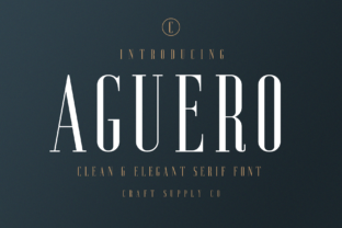 Aguero Serif: A Timeless Choice for Crafters and Designers