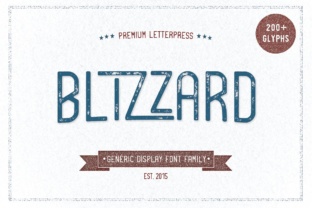 Blizzard: A Versatile Display Font for Digital Branding