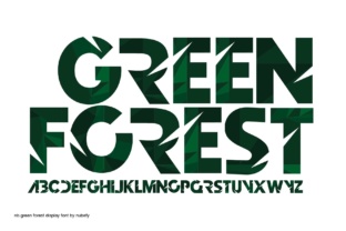Bringing Green Forest to Life in Handmade Creations