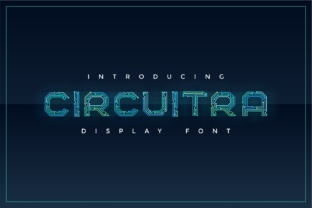 Circuitra: A Modern Display Font for Editorial Design