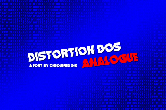 Distortion Dos Analogue: A Font That Elevates Your Brand