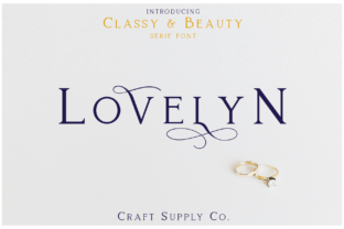Enhance Your Brand with the Elegant Serif Font Lovelyn