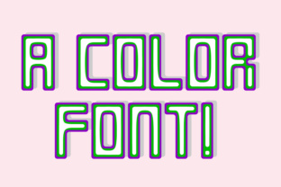 KayKhosrow: A Modern Color Font for Web Design