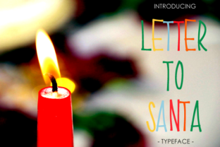 Letter to Santa: A Festive Font for Digital Design