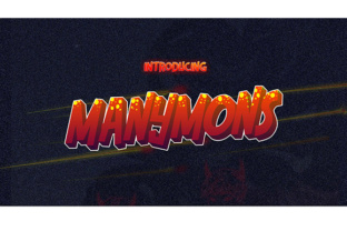 Manymons: A Bold Sans Serif Font for Digital Marketing
