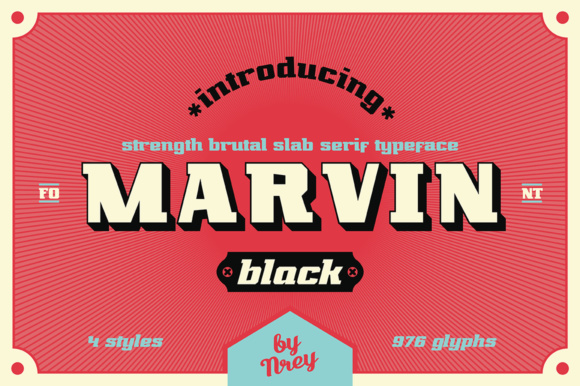 Marvin Black: A Bold Slab Serif for Modern Branding