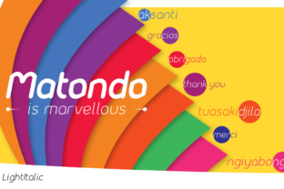 Matondo Light Italic in Real-World Design