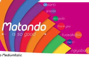 Matondo Medium Italic for Editorial Design and Content Creation