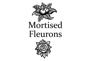 Mortised Fleurons Font for Vintage Web Design