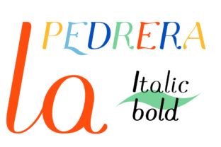Pedrera Italic: A Serif Font for Editorial Design