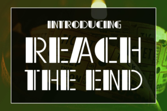 Reach the End Font: A Timeless Typographic Choice for Handmade Creators