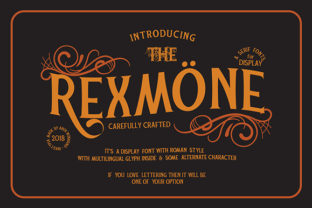 Rexmone Serif Font for Bold Visual Impact