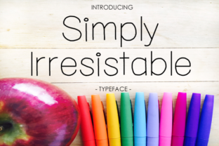 Simply Irresistible: A Clean Sans Serif for Modern Branding