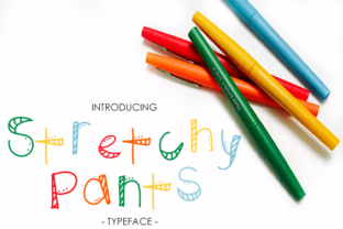 Stretchy Pants: A Vibrant Font for Creative Crafters