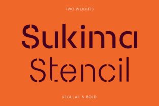 Sukima Stencil for Bold and Modern Campaigns
